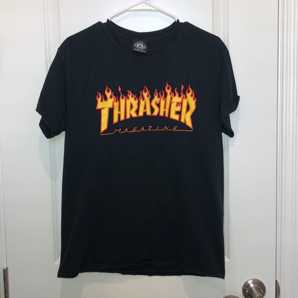 ‼️THRASHER fire tee
